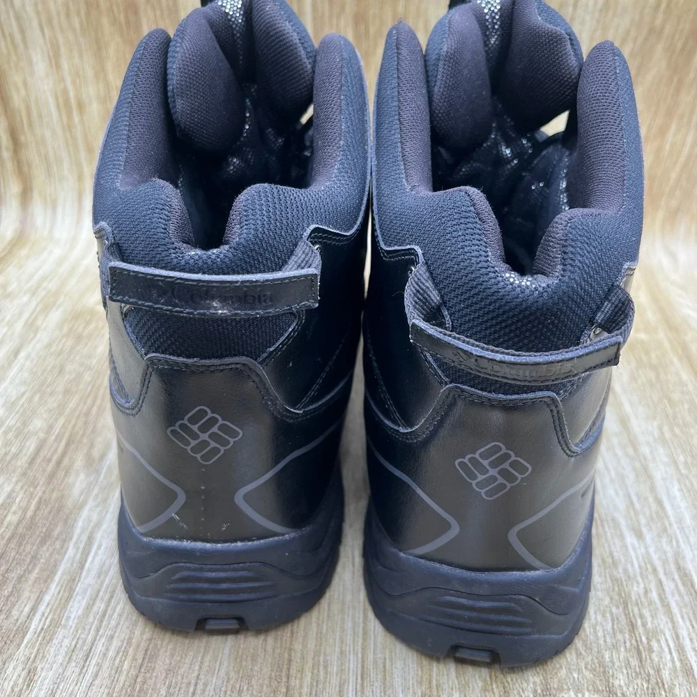 Columbia Bugaboot Plus II Hiking Boots Men's 14 Black Waterproof 100g Omni-Heat
